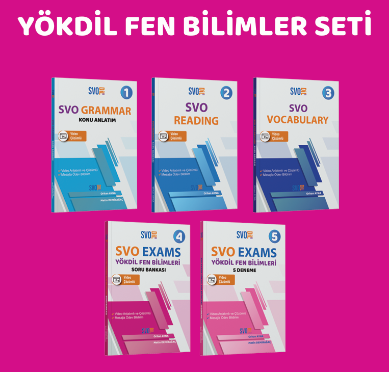 SYA YÖKDİL FEN BİLİMLERİ SETİ + DİGİTAL KURS