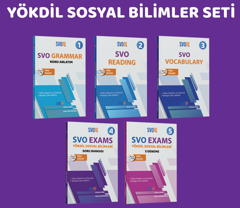 SYA YÖKDİL SOSYAL BİLİMLER SETİ + DİGİTAL KURS