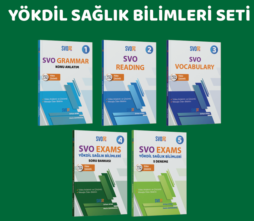 SYA YÖKDİL SAĞLIK BİLİMLERİ SETİ + DİGİTAL KURS